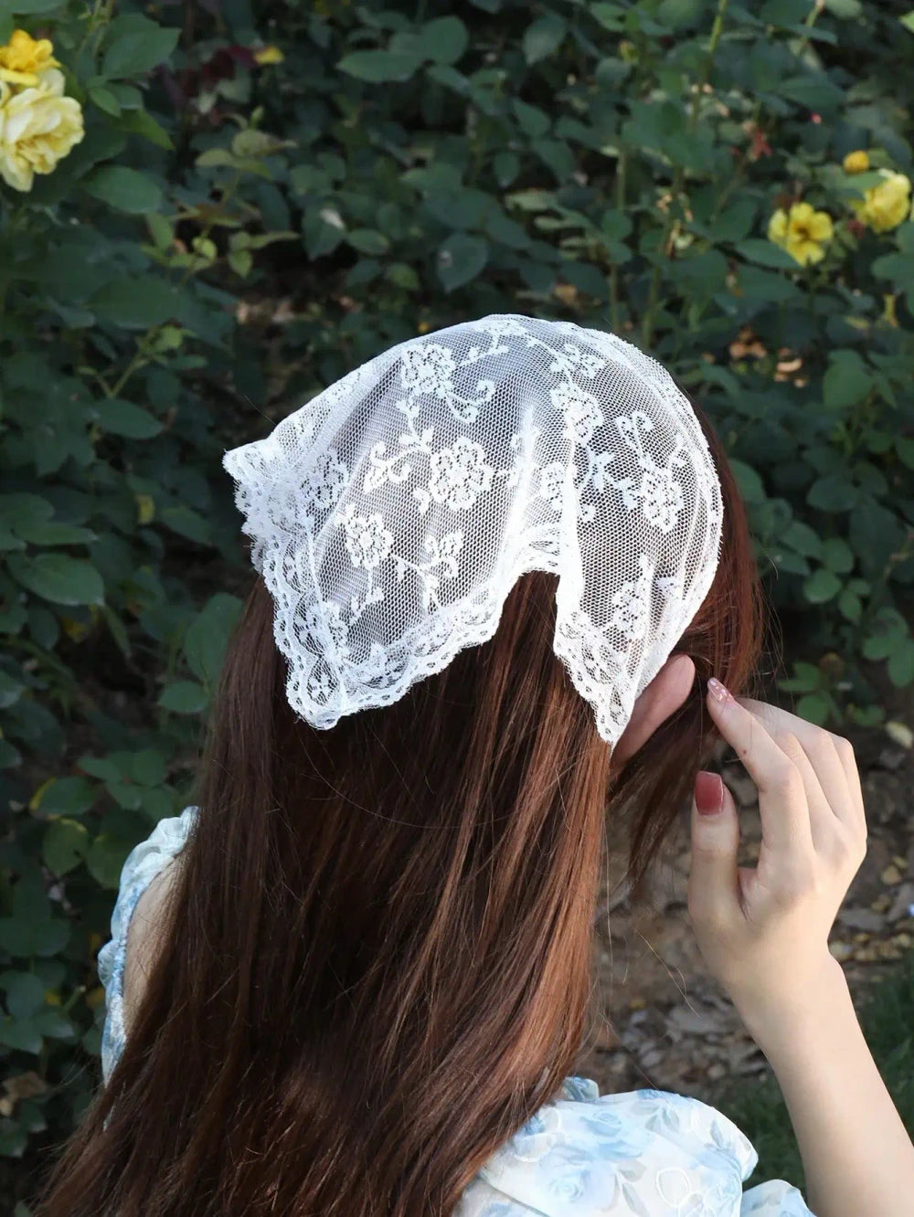 Lace Floral Headband