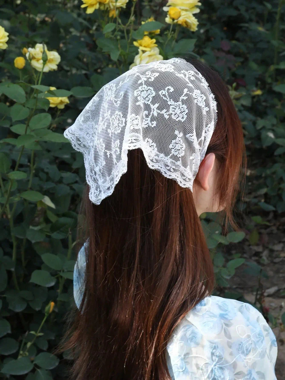 Lace Floral Headband