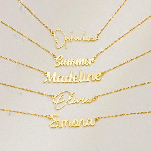 Personalized Cursive Name Necklace